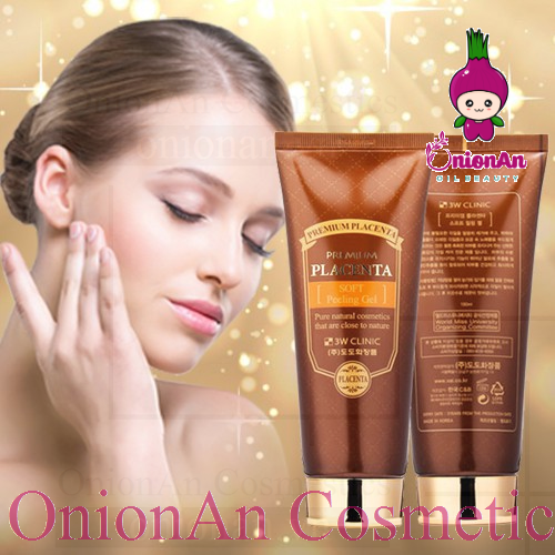 Gel Tẩy Tế Bào Chết Nhau Thai Cừu 3W Clinic Premium Placenta Soft Peeling Gel